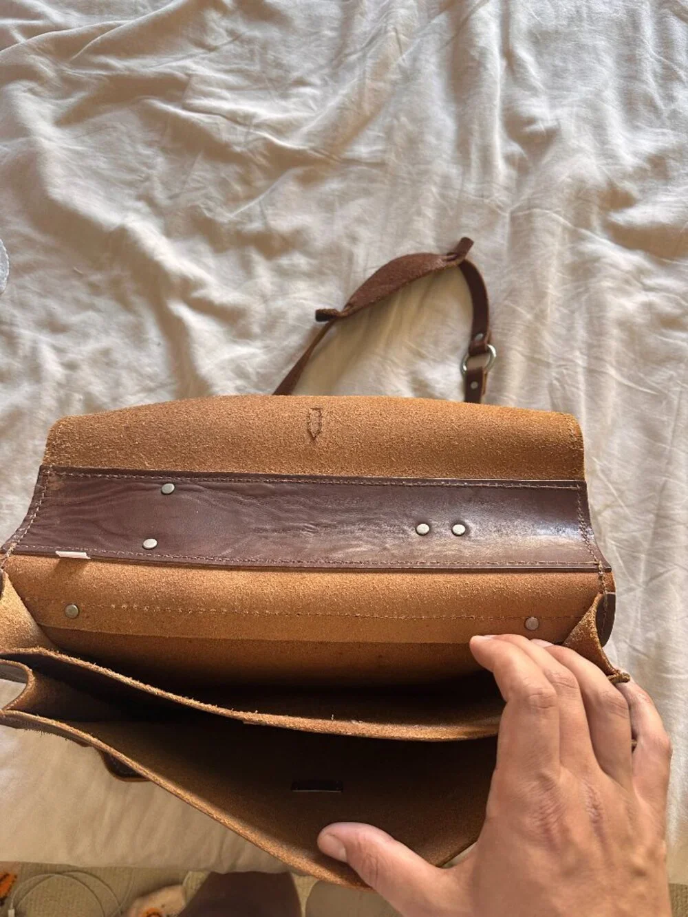 BillyKirk 236 Brown Satchel